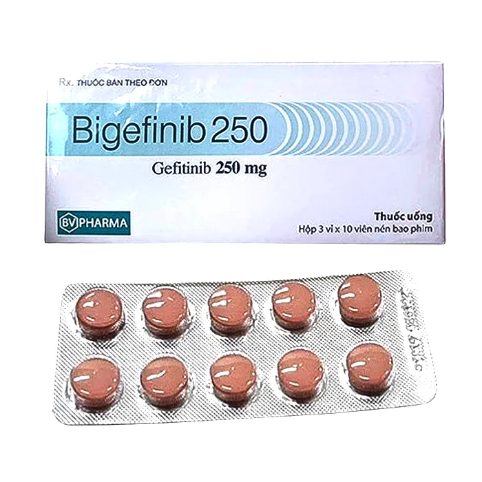 Bigefinib 250 BV (3 vỉ x 10 viên) - Điều trị cho bệnh nhân ung thư phổi