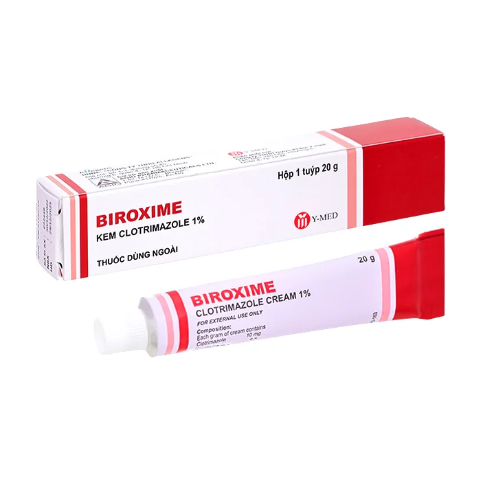 Biroxime 1% (20g) - Điều trị nấm da chân, nấm kẽ