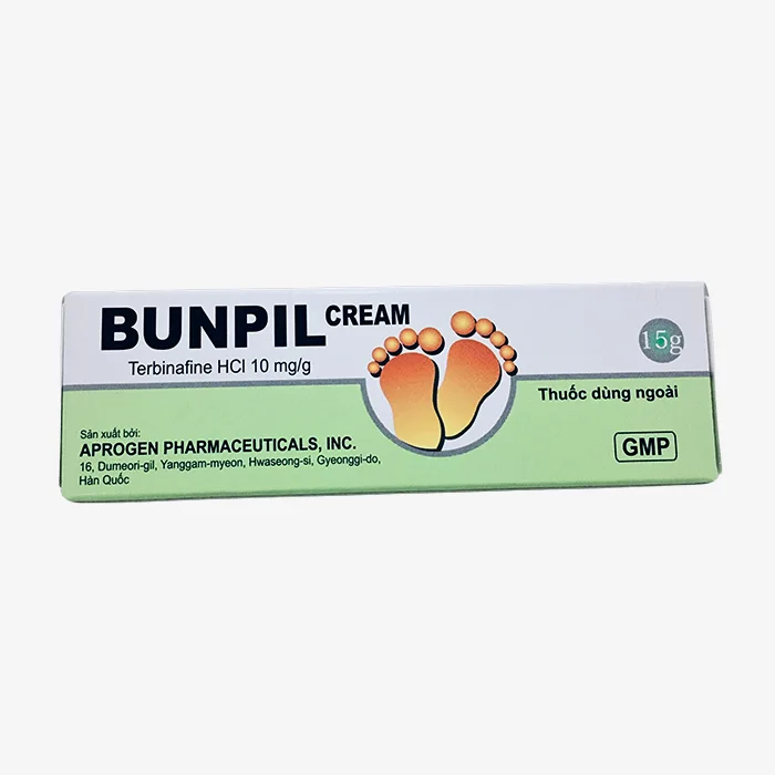 Bunpil 15g (Terbinafine) - Điều trị nấm da