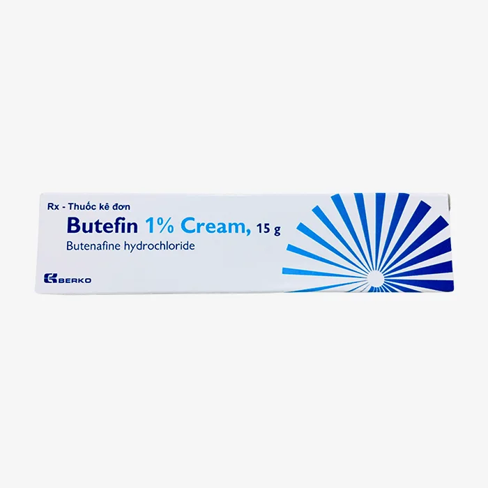 Butefin 1% Cream 15g (Butenafine)- Điều trị lang ben, nấm