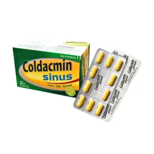 Coldacmin Sinus (10 vỉ x 10 viên) - Điều trị cảm, sốt, nhức đầu