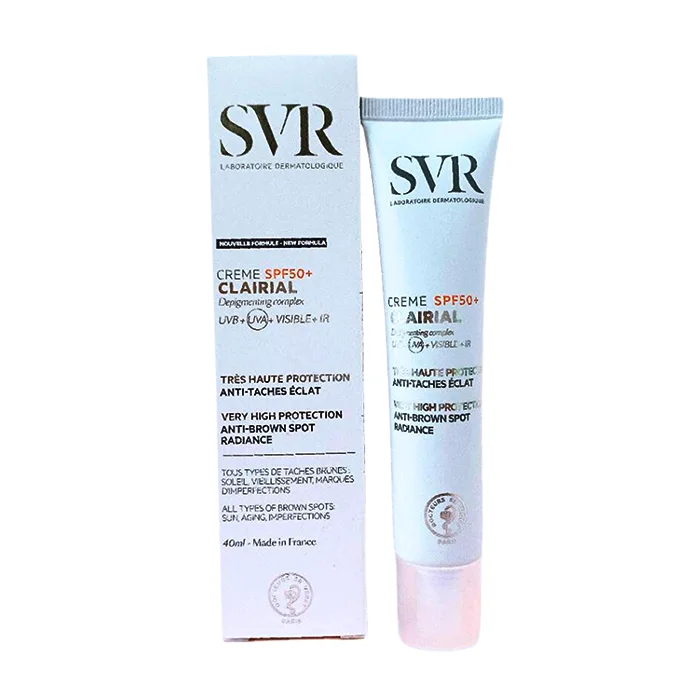 SVR CLAIRIAL Crème SPF 50+ 40ml - Kem chống nắng giảm thâm nám, trắng da