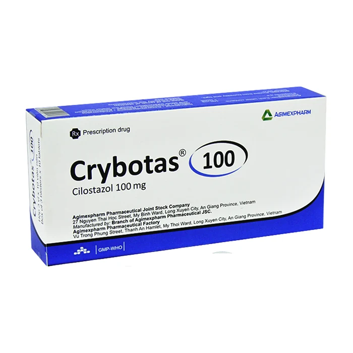 Crybotas 100mg (Cilostazol) – Điều trị các triệu chứng thiếu máu