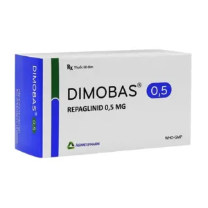 Dimobas 0,5 (4 vỉ x 15 viên) - Điều trị đái tháo đường type 2