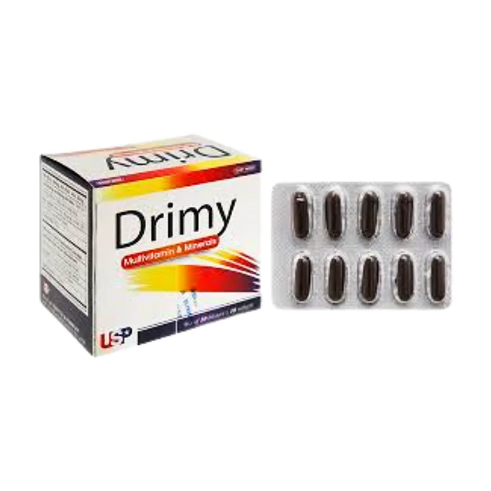 Drimy USP (10 vỉ x 10 viên) - Bổ sung vitamin, khoáng chất