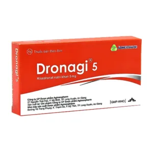 Dronagi 5 (1 vỉ x 10 viên) - Điều trị, ngăn ngừa bệnh loãng xương ở phụ nữ sau mãn kinh