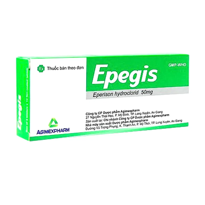 Epegis 50mg (3 vỉ x 10 viên) - Thuốc điều trị co cứng cơ
