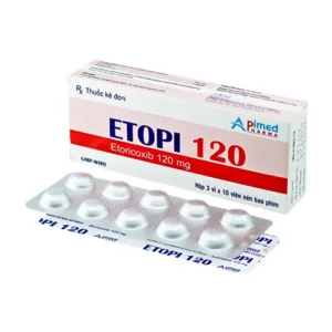 Etopi 120mg (3 vỉ x 10 viên) - Giảm đau, chống viêm