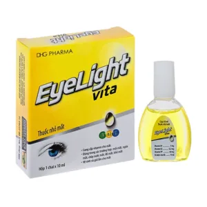 Eyelight Vita 10ml - Dung dịch nhỏ mắt cung cấp vitamin, dưỡng ẩm cho mắt