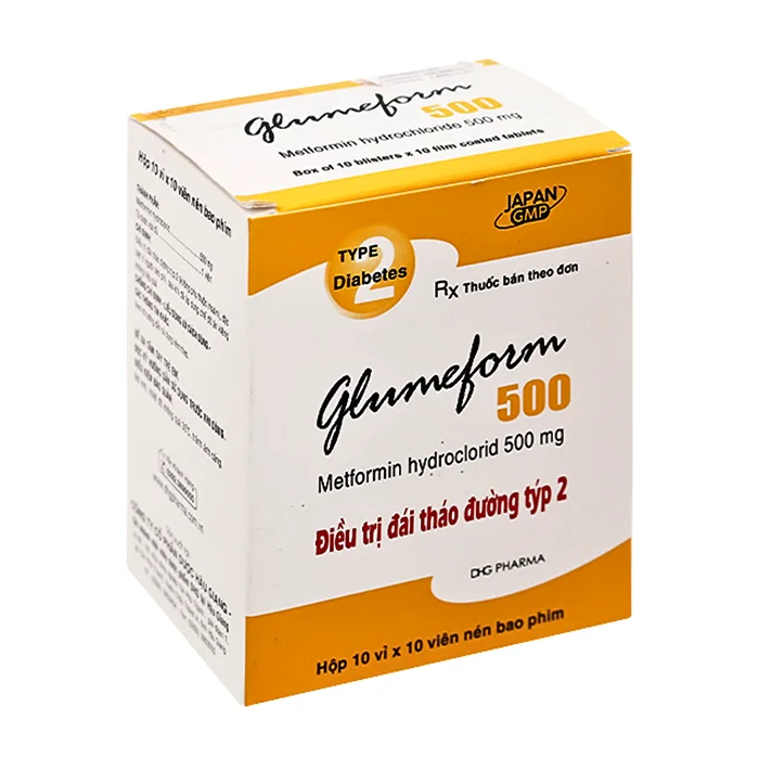 Glumeform 500 (10 vỉ x 10 viên) - Trị đái tháo đường tuýp 2