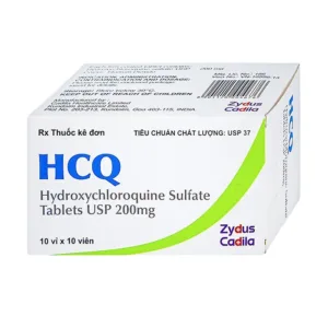 HCQ 200mg (10 vỉ x 10 viên) - Trị sốt rét cấp, lupus ban đỏ và viêm khớp dạng thấp