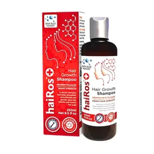 Deep Blue Health Hairos+ Shampoo (250ml) - Dầu gội mọc tóc, giảm rụng tóc, sạch gàu