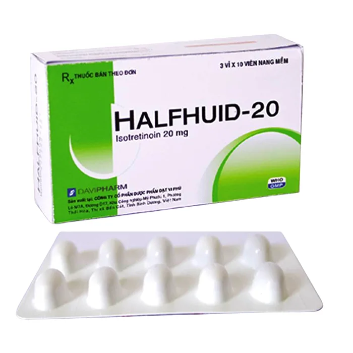 Halfhuid-20 - Thuốc điều trị mụn trứng cá