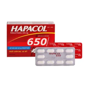 Hapacol 650 (10 vỉ x 10 viên) - Giảm đau, hạ sốt