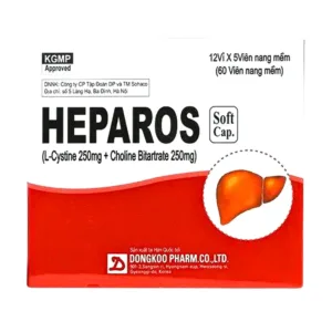 Viên uống Heparos (12 vỉ x 5 viên) - Hỗ trợ trị các bệnh do rối loạn chức năng gan