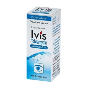 Ivis Tobramycin 0.3% DHG 5ml – Thuốc nhỏ mắt kháng khuẩn