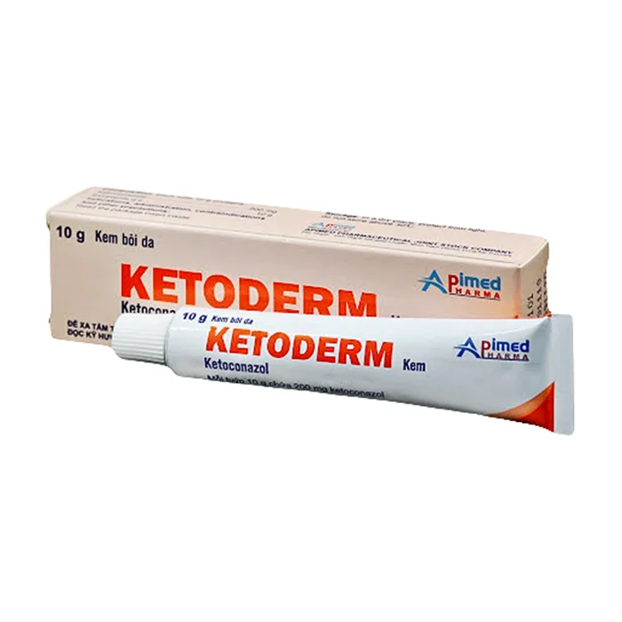 Ketoderm 10g - Điều trị nhiễm nấm ngoài da ở thân, bẹn