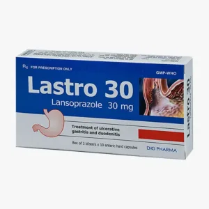 Lastro 30mg (3 vỉ x 10 viên) - Điều trị viêm thực quản