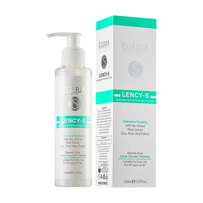 Lency-s egeria gel 150ml - Sữa rửa mặt than hoạt tính