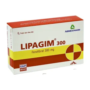 Lipagim 300mg (3 vỉ x 10 viên) - Điều trị rối loạn lipoprotein huyết