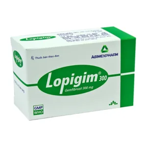 Lopigim 300 (3 vỉ x 10 viên) - Điều trị tăng lipid máu