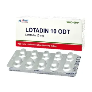 Lotadin 10 ODT (3 vỉ x 10 viên) - Thuốc điều trị dị ứng