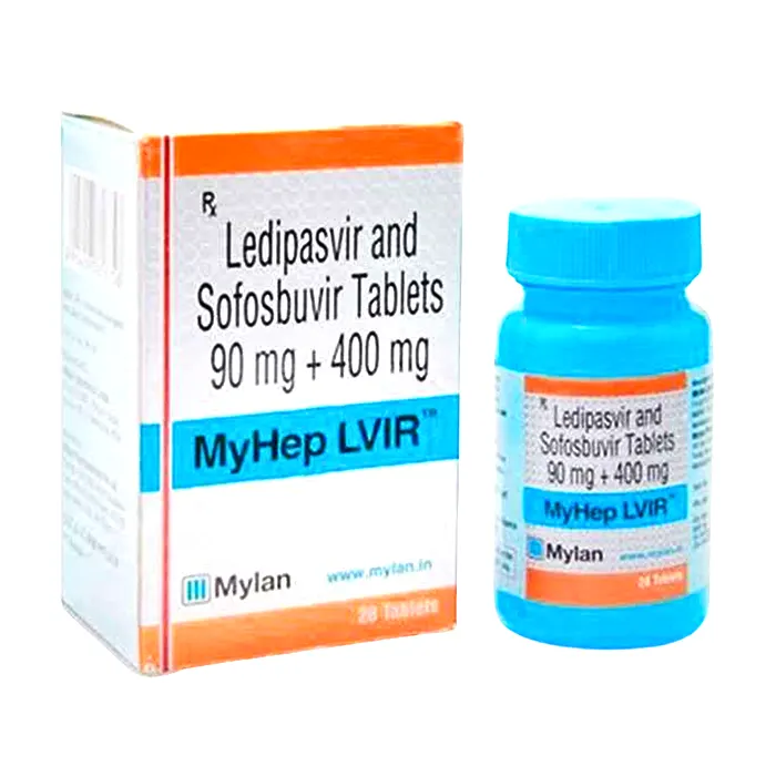 MyHep LVIR Mylan 90mg + 400mg (28 viên) - Điều trị viêm gan C