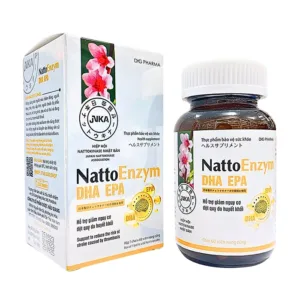 NattoEnzym (60 viên) - Giúp giảm nguy cơ tắc mạch, đột quỵ do huyết khối