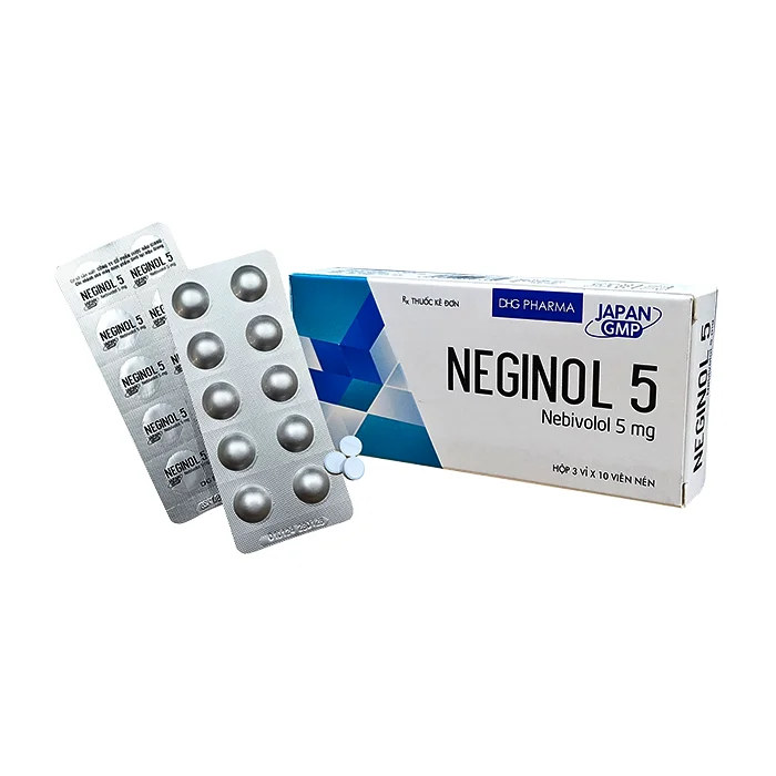 Neginol 5 (3 vỉ x 10 viên) - Điều trị tăng huyết áp