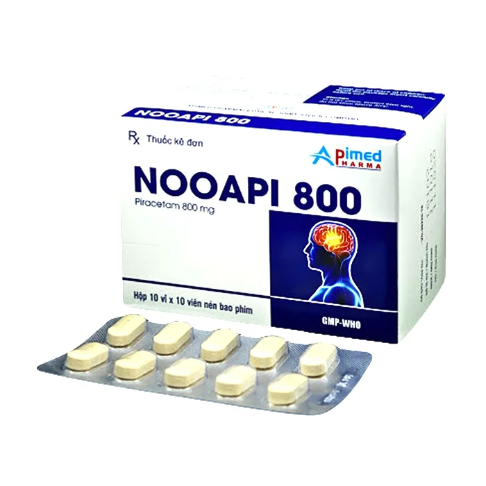 Nooapi 800 (10 vỉ x 10 viên) - Điều trị hội chứng tâm thần