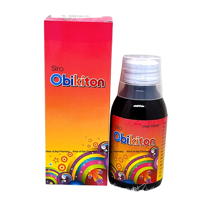 Obikiton (Hộp 20 ống 7,5ml) - Thuổc bổ sung calci, lysin, vitamin cho cơ thể