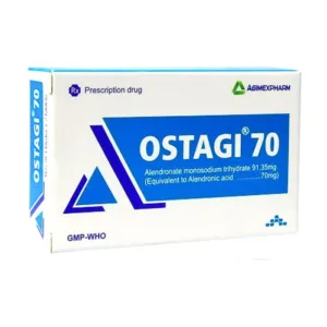 Ostagi 70 (1 vỉ x 2 viên) - Điều trị loãng xương ở phụ nữ mãn kinh