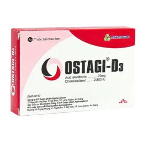 Ostagi-D3 (1 vỉ x 4 viên) - Điều trị loãng xương, giảm nguy cơ gãy xương