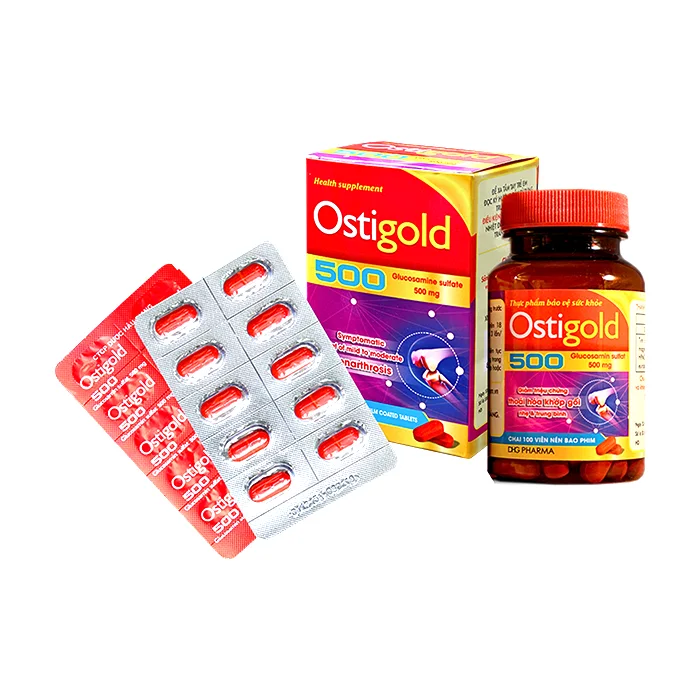 Ostigold 500 (100 viên) - Bổ khớp bổ sung chất nhầy dịch khớp