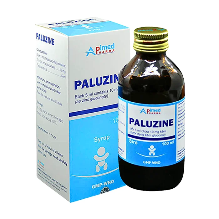 Siro Kẽm Paluzine (100ml) – Bổ sung kẽm, tăng hệ miễn dịch
