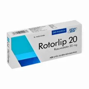 Rotorlip 20 (3 vỉ x 10 viên) - Trị rối loạn mỡ máu