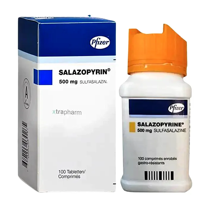 Salazopyrine 500mg (100 viên) - Điều trị viêm khớp, viêm loét tại vùng dạ dày