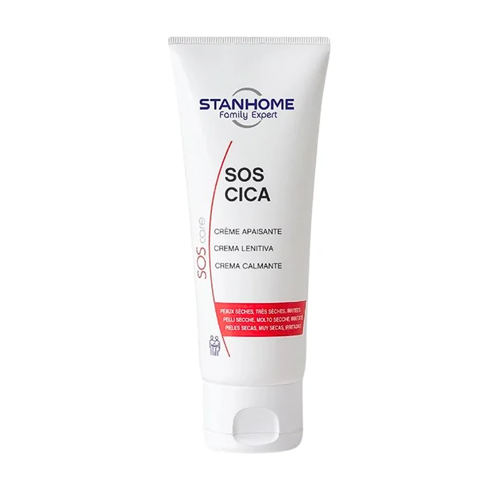 Stanhome Sos Cica 75ml - Kem dưỡng ẩm phục hồi cho da mặt và cơ thể