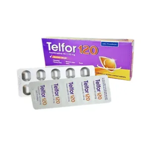 Telfor 120 (2 vỉ x 10 viên) - Trị các triệu chứng viêm mũi dị ứng, mày đay