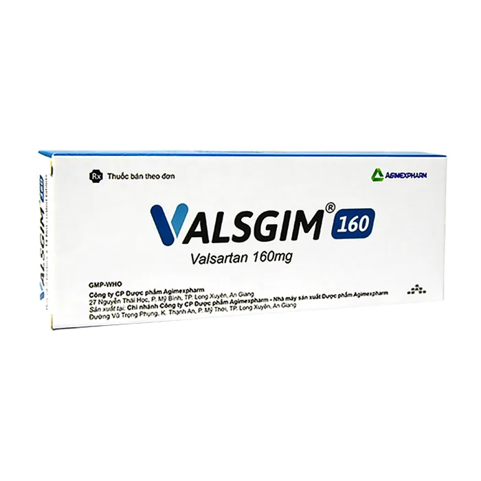 Valsgim 160mg (2 vỉ x 14 viên) - Điều trị tăng huyết áp