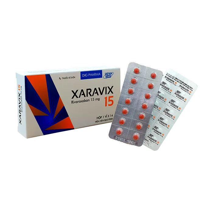 Xaravix 15 (1 vỉ x 14 viên) - Phòng ngừa huyết khối tĩnh mạch