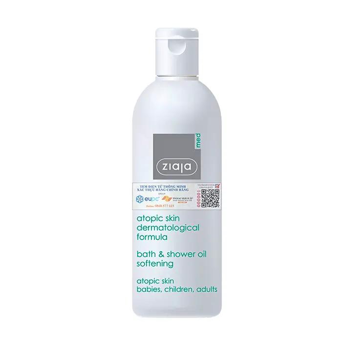 Ziaja Med Atopic Skin (270ml) - Sữa tắm giúp làm sạch da dịu nhẹ, dưỡng da