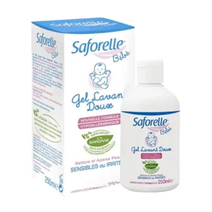Saforelle Bébé Gel Lavant Douse (250ml) - Gel tắm dịu nhẹ cho trẻ sơ sinh và trẻ nhỏ