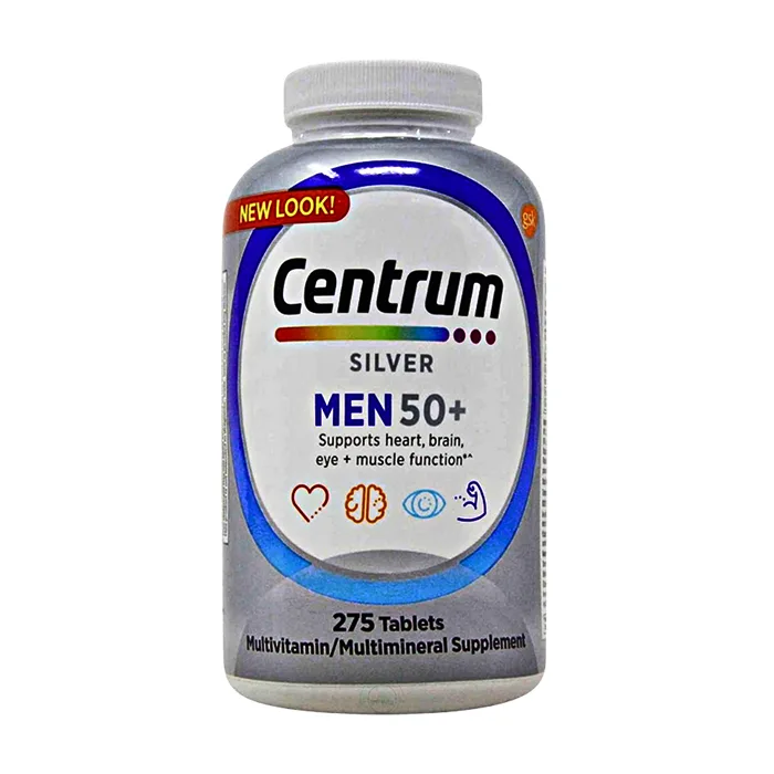 Centrum Silver Men 50 (275 viên) - Giúp bổ sung vitamin và khoáng chất