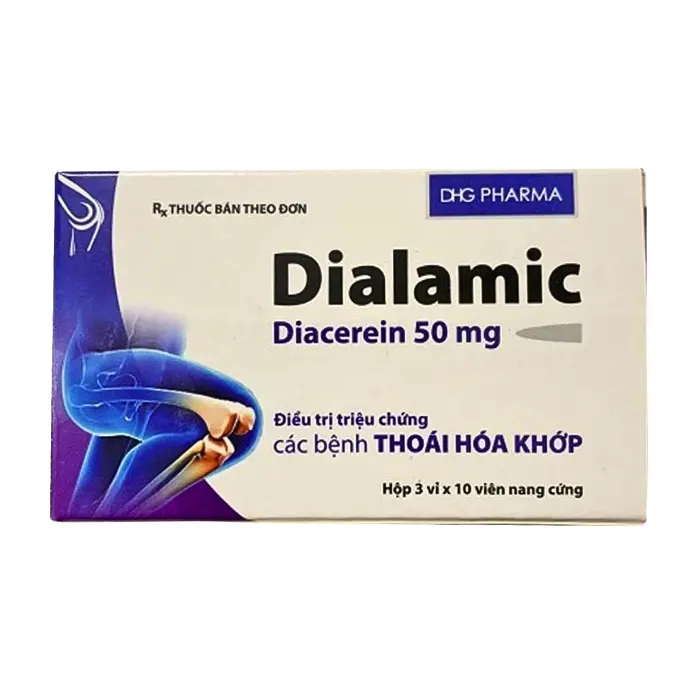 Dialamic 50mg (3 vỉ x 10 viên) - Điều trị thoái hóa xương khớp