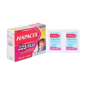 Hapacol 325 Flu DHG (24 gói) - Điều trị đau đầu, đau nửa đầu, đau răng