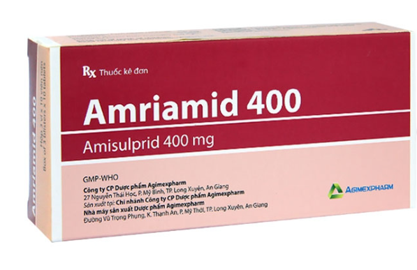 Amriamid 400 (3 vỉ x 10 viên) - Điều trị tâm thần phân liệt