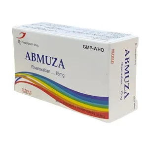 Abmuza 15mg (3 vỉ x 10 viên) - Dự phòng đột quỵ và thuyên tắc mạch toàn thân
