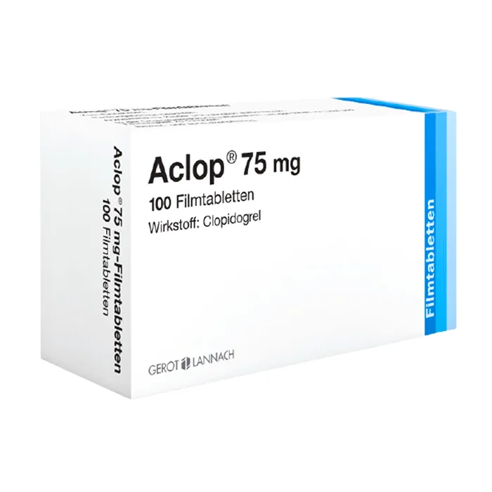 Aclop 75mg (3 vỉ x 10 viên) - Dự phòng biến cố do huyết khối động mạch