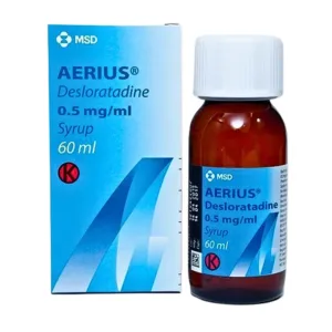 Siro Aerius MSD (60ml) - Giảm nhanh các triệu chứng viêm mũi dị ứng, mày đay